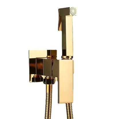 Modern matte black bidet spray gun set bathroom hygienic shower