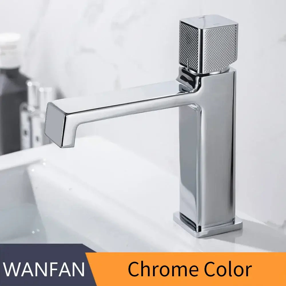 Modern matte black brass basin faucet bathroom textured handle mixer