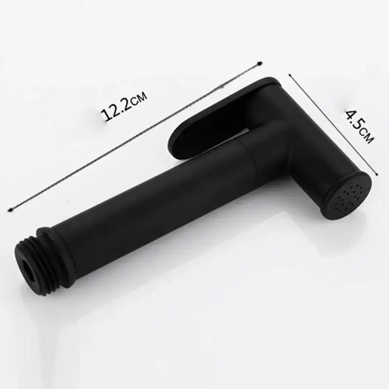 Modern matte black brass bidet faucet bathroom sprayer