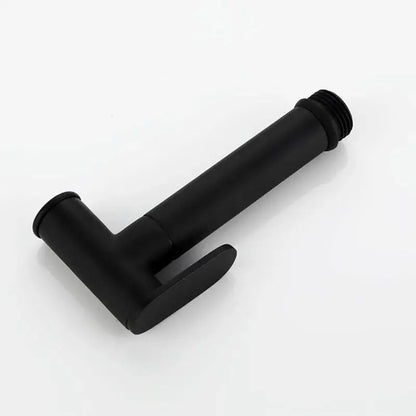 Modern matte black brass bidet faucet bathroom sprayer