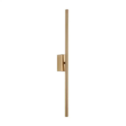 Modern matte black & brass gold led wall light bedroom sconce