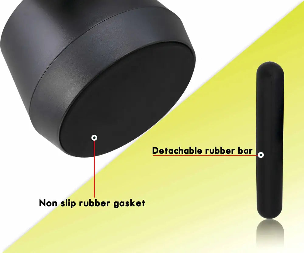 Modern matte black coffee knock box kitchen residue container