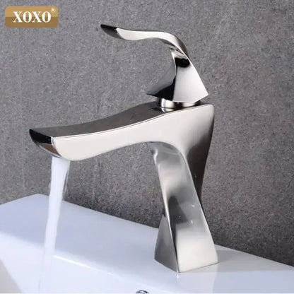 Modern matte black contemporary brass basin faucet bathroom mixer
