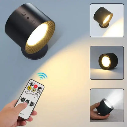 Modern matte black double head wall lamp bedroom led spotlight