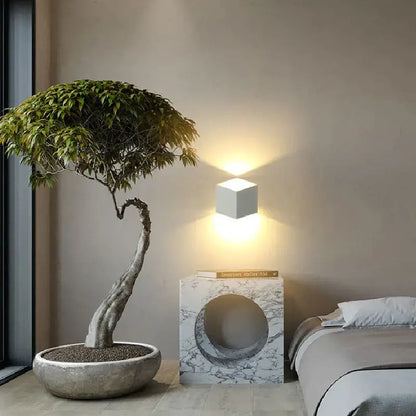 Modern matte black dual-head wall light outdoor sconce decor