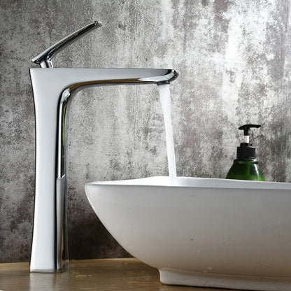 Modern matte black & gold basin faucet bathroom mixer tap