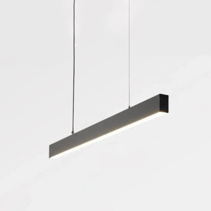 Modern matte black led pendant hanging light dining room