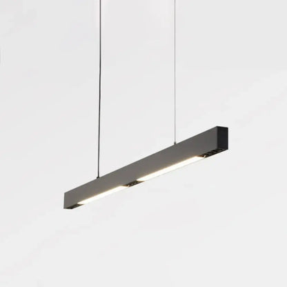 Modern matte black led pendant hanging light dining room