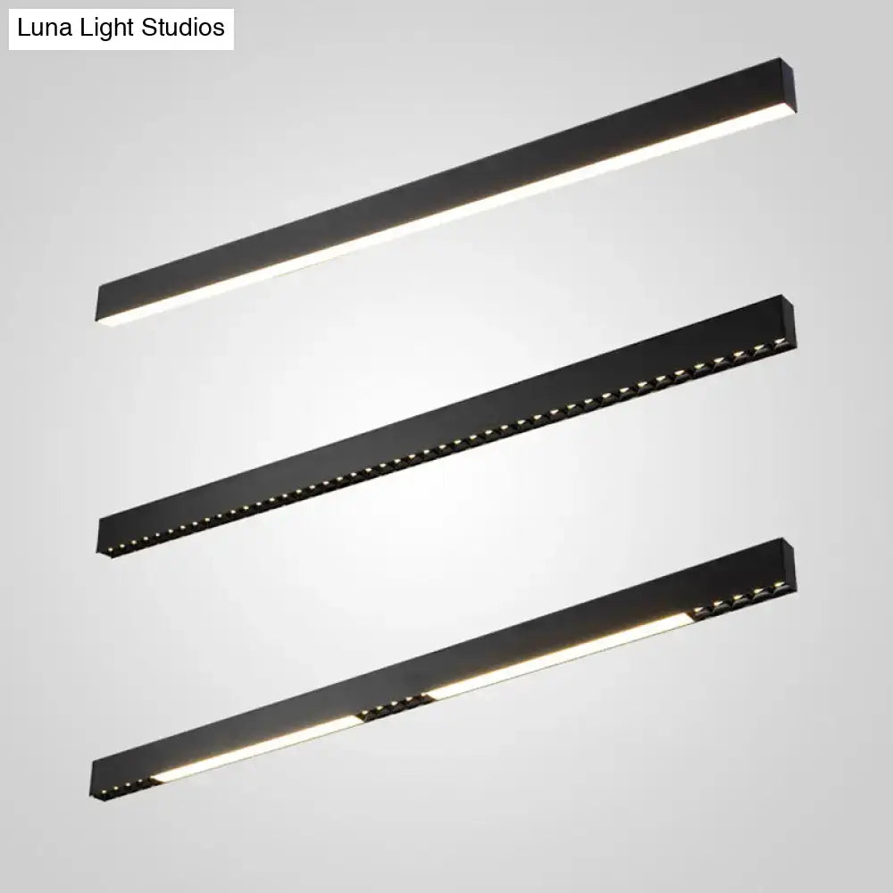 Modern matte black led pendant hanging light dining room