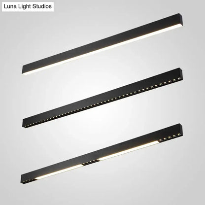 Modern matte black led pendant hanging light dining room