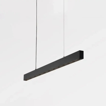 Modern matte black led pendant hanging light dining room
