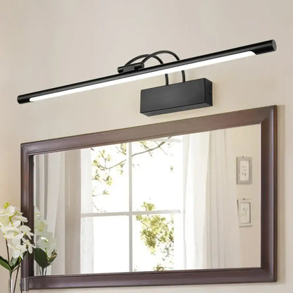 Modern matte black led wall light bathroom vanity sconce