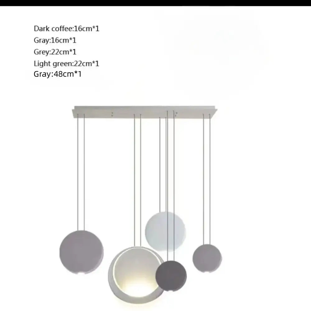 Modern matte black & muted green crescent moon chandelier dining room