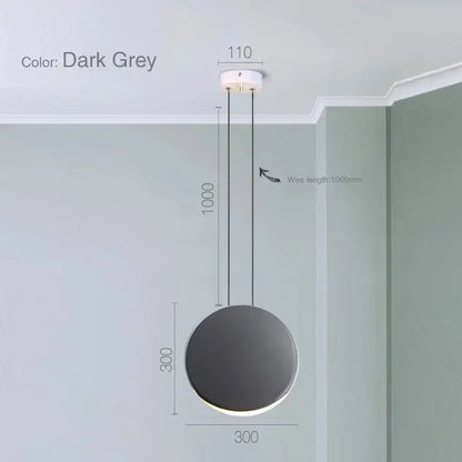 Modern matte black & muted green crescent moon chandelier dining room
