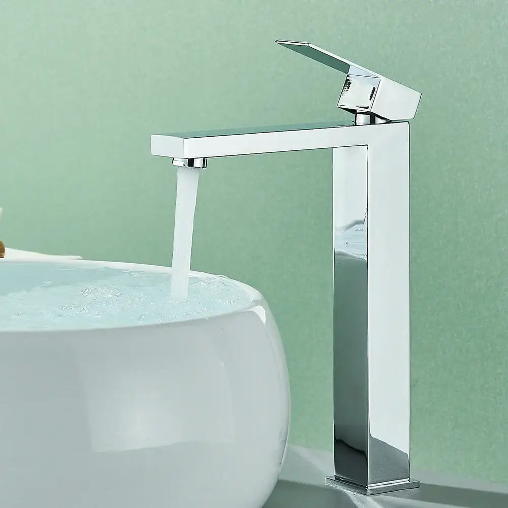 Modern matte black rectangular basin faucet mixer bathroom tap