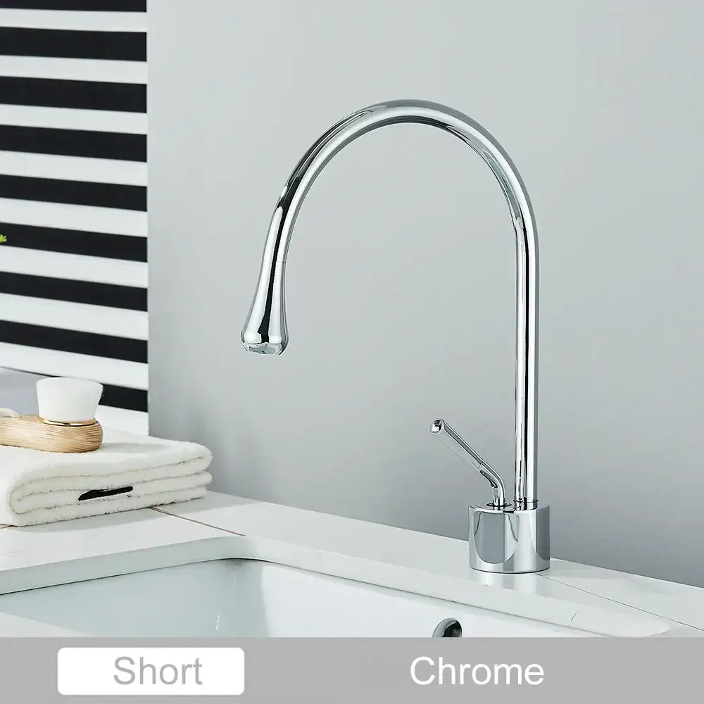Modern matte black swivel waterfall basin faucet bathroom mixer