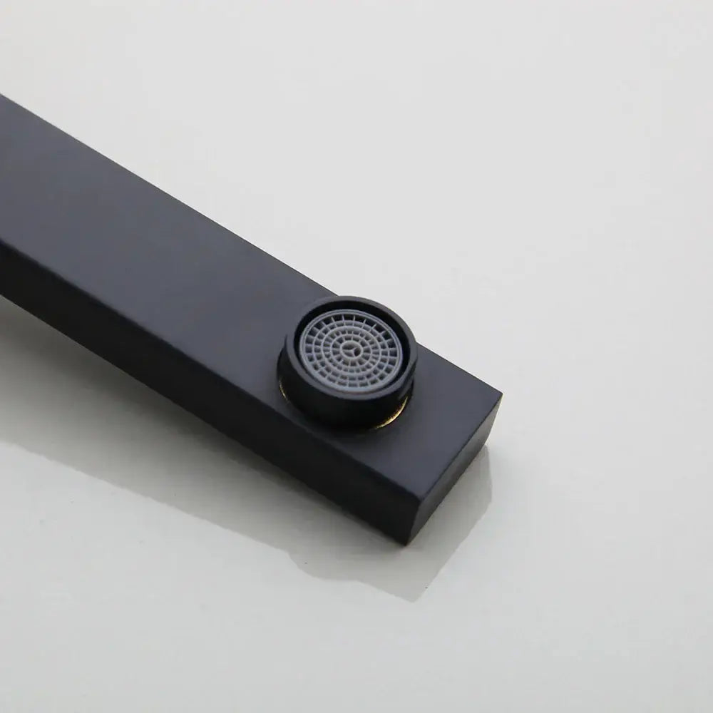 Modern matte black wall mounted basin faucet bathroom mixer