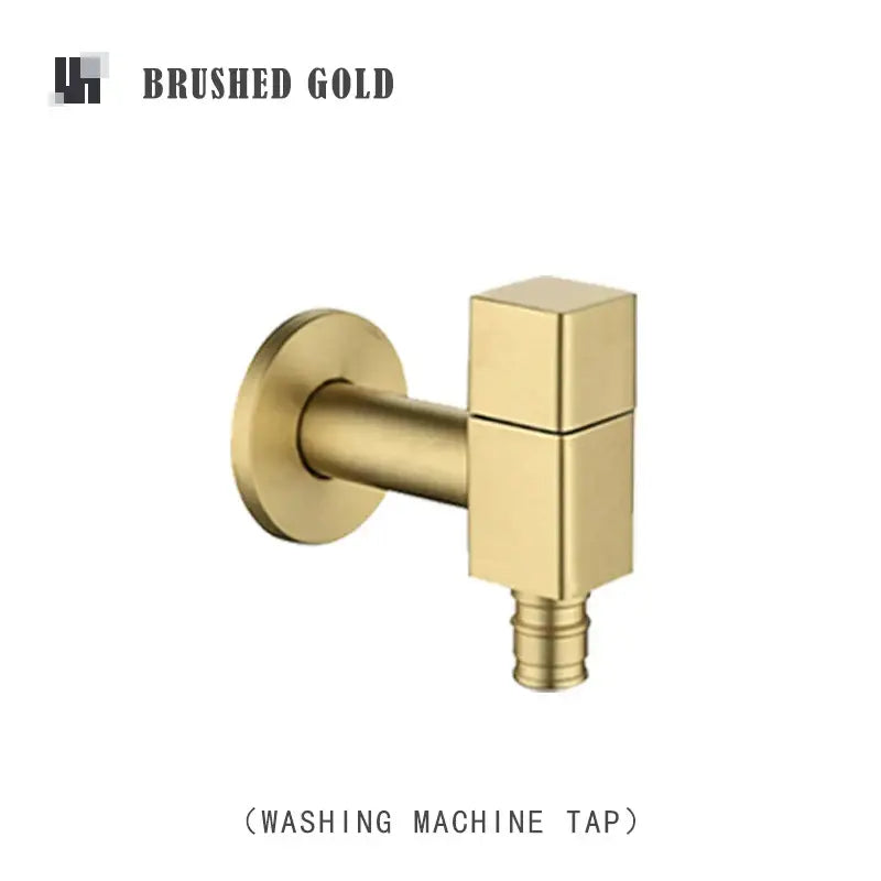 Modern matte brass black garden faucet garden wall mount spout