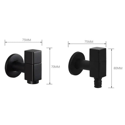 Modern matte brass black garden faucet garden wall mount spout