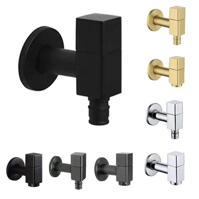 Modern matte brass black garden faucet garden wall mount spout