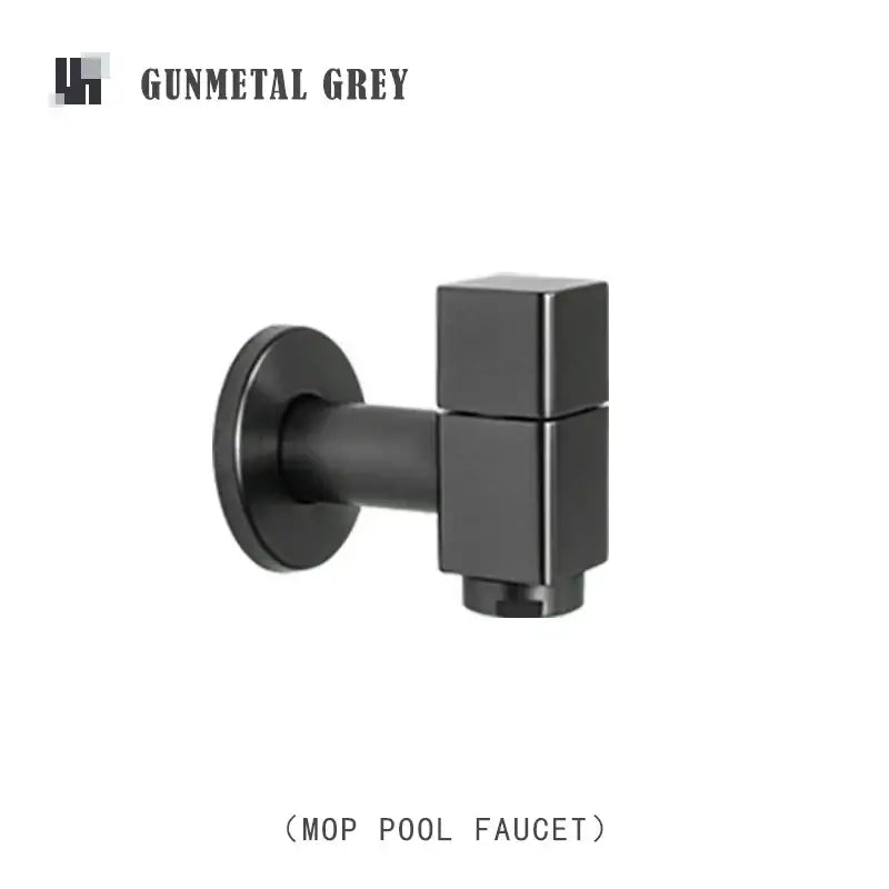 Modern matte brass black garden faucet garden wall mount spout