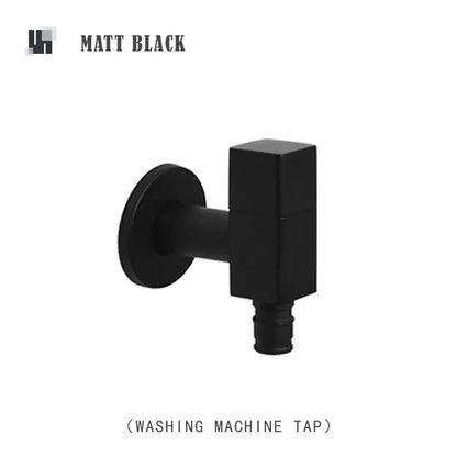 Modern matte brass black garden faucet garden wall mount spout
