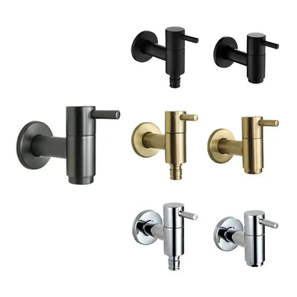 Modern matte brass black garden faucet garden wall mount spout