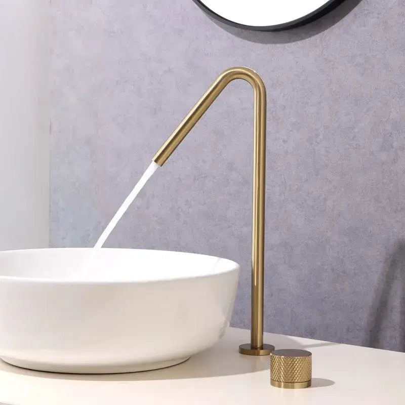 Modern matte brushed black basin faucet bathroom sink tap