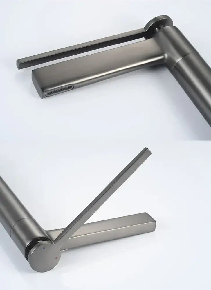 Modern matte chrome basin faucet bathroom mixer tap