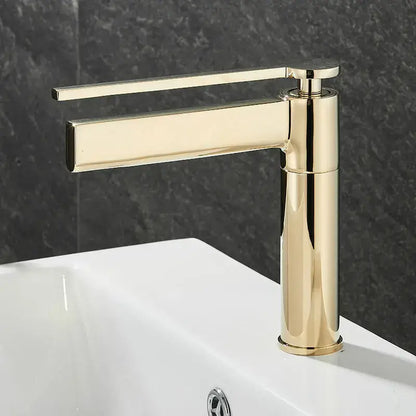 Modern matte chrome basin faucet bathroom mixer tap