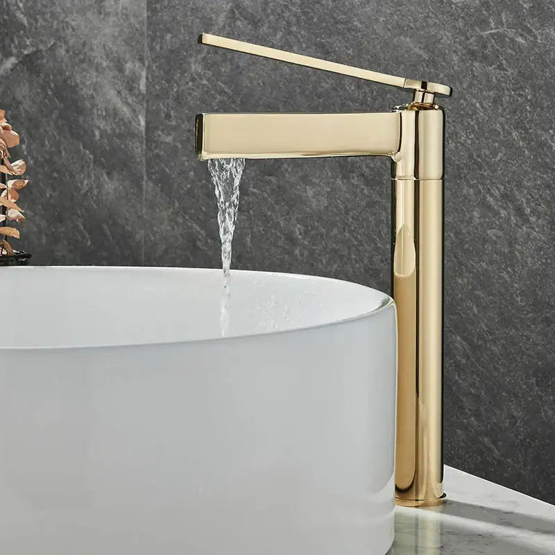 Modern matte chrome basin faucet bathroom mixer tap