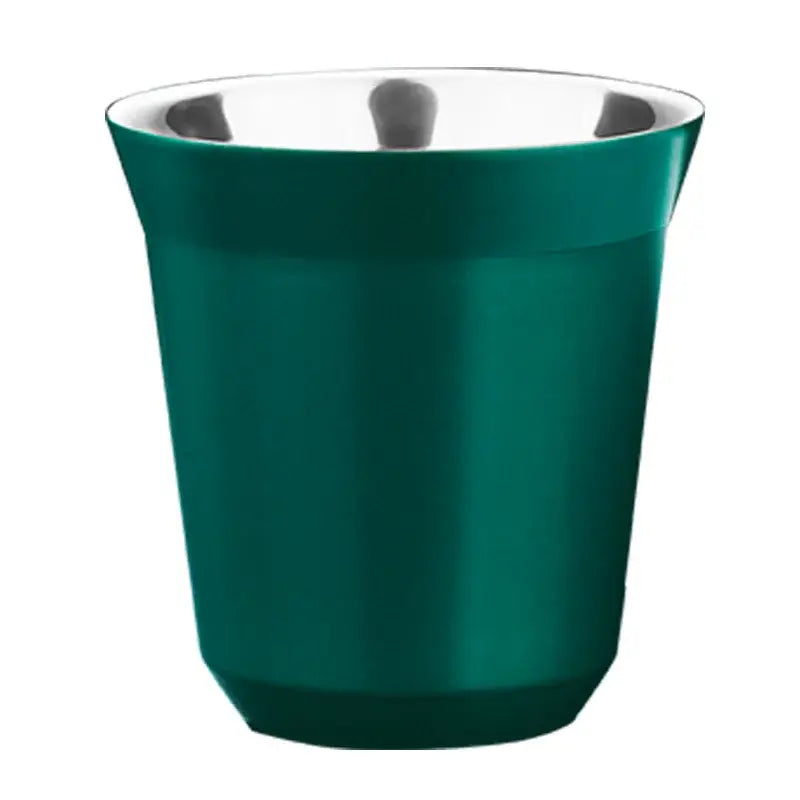 Modern matte double walled espresso cups set of 6 kitchen tumblers