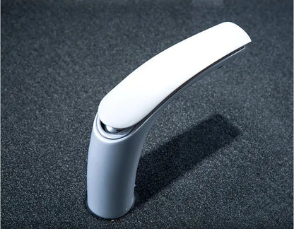 Modern matte gray brass baking finish basin faucet bathroom mixer tap