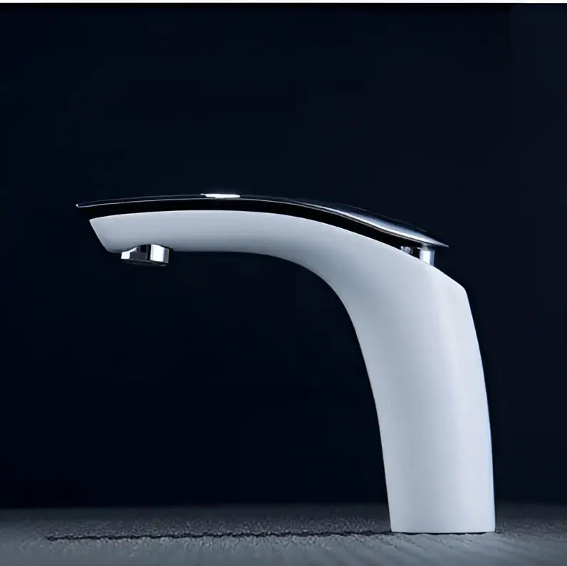 Modern matte gray brass baking finish basin faucet bathroom mixer tap