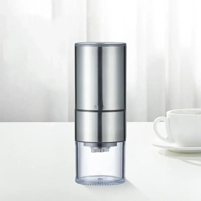 Modern matte gray electric bean grinder kitchen coffee machine