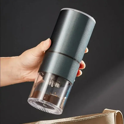 Modern matte gray electric bean grinder kitchen coffee machine
