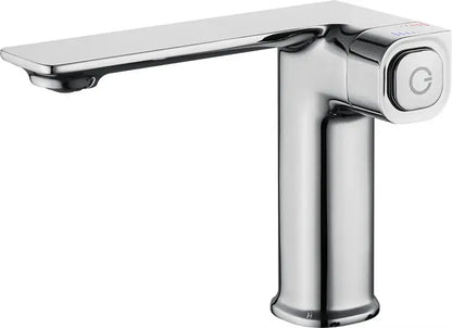 Modern matte gray sink mixer kitchen tap with memory switch