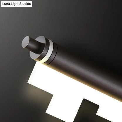 DecorBites™ Modern Matte Metal Island LED Ceiling Light with Simple Acrylic Shade