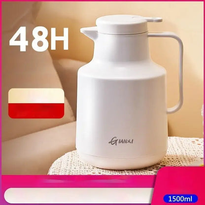 Modern matte sage green thermal insulation vacuum coffee pot kitchen