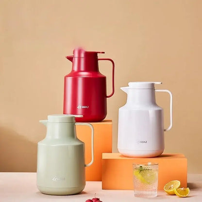 Modern matte sage green thermal insulation vacuum coffee pot kitchen