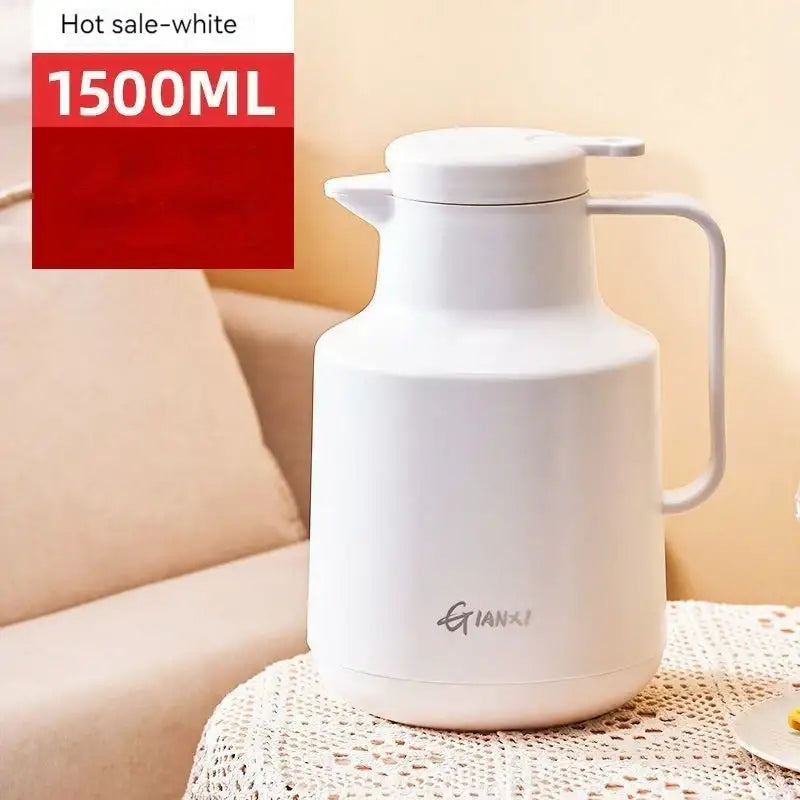 Modern matte sage green thermal insulation vacuum coffee pot kitchen