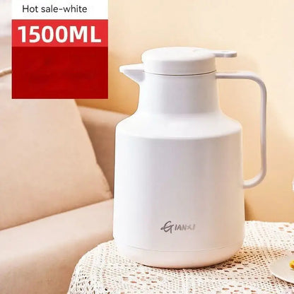 Modern matte sage green thermal insulation vacuum coffee pot kitchen