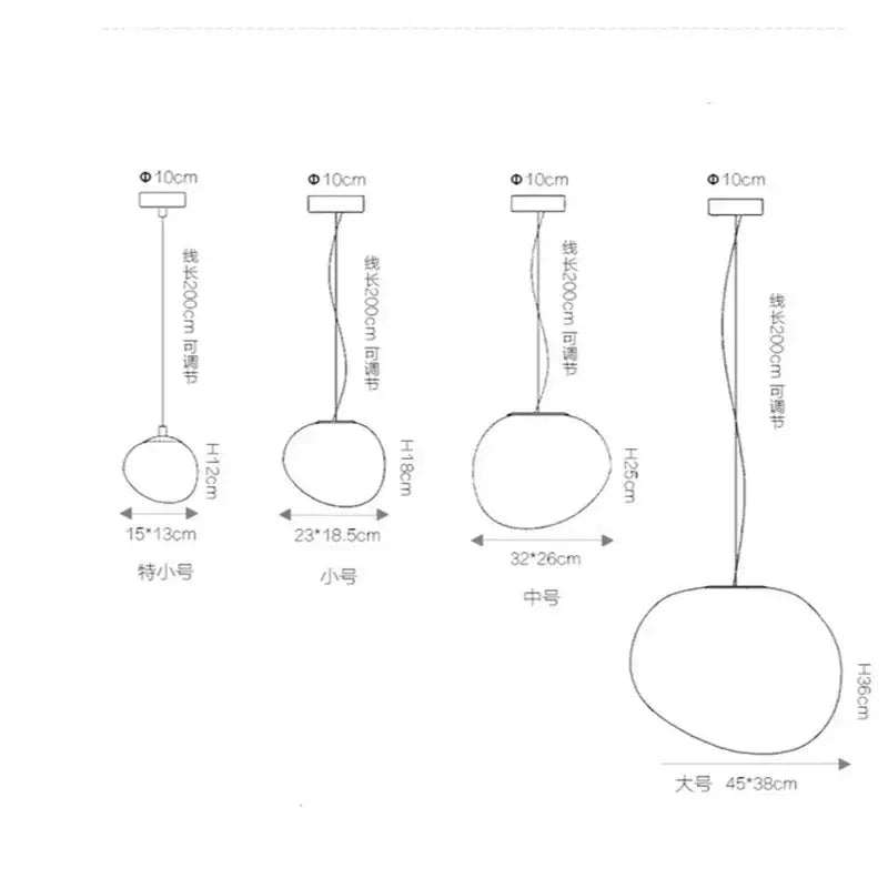 Modern matte white glass pendant light for dining room kitchen