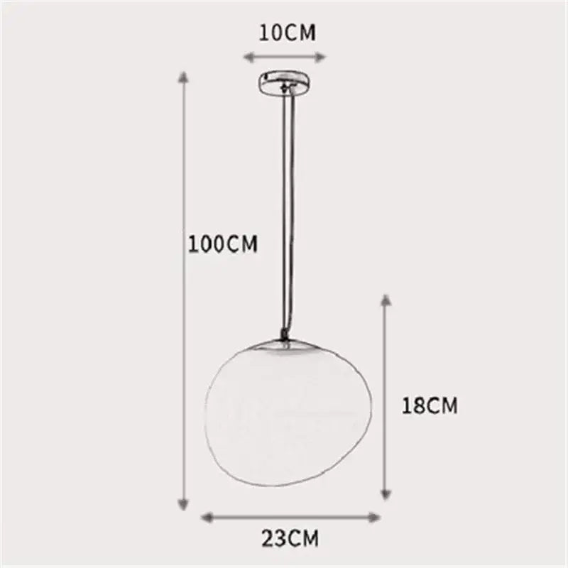 Modern matte white glass pendant light for dining room kitchen