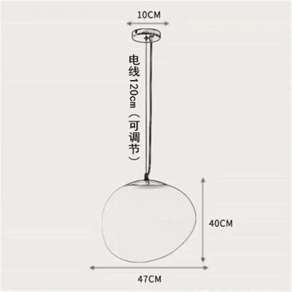 Modern matte white glass pendant light for kitchen and dining room