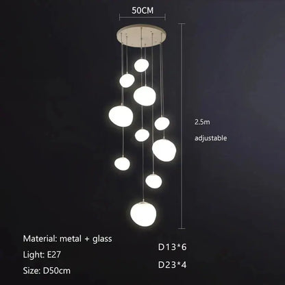 Modern matte white glass pendant light for kitchen and dining room