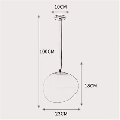 Modern matte white glass pendant light for kitchen and dining room
