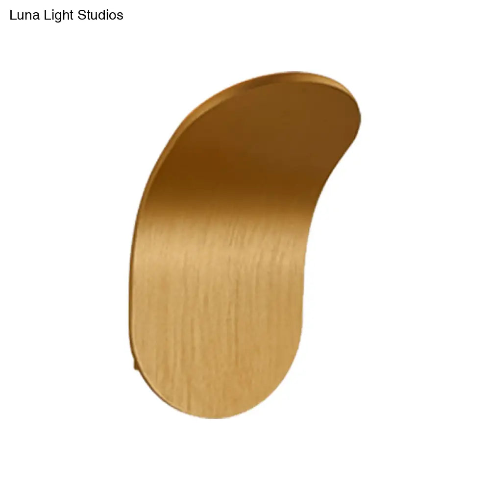 DecorBites™ Modern Metal Bracket LED Bedside Wall Mount Light in Elegant Black/Gold/Coffee Finish
