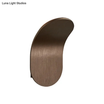 DecorBites™ Modern Metal Bracket LED Bedside Wall Mount Light in Elegant Black/Gold/Coffee Finish