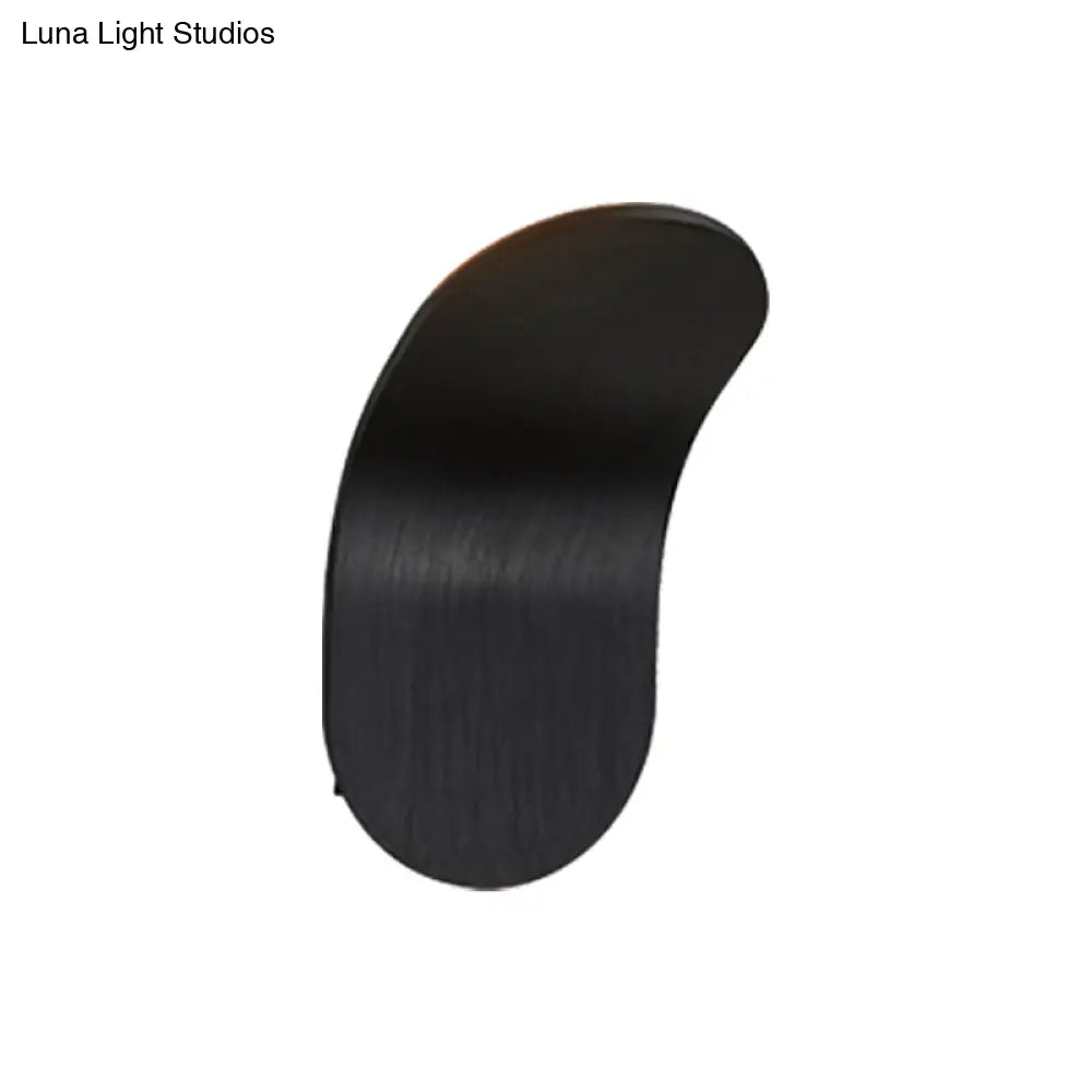 DecorBites™ Modern Metal Bracket LED Bedside Wall Mount Light in Elegant Black/Gold/Coffee Finish